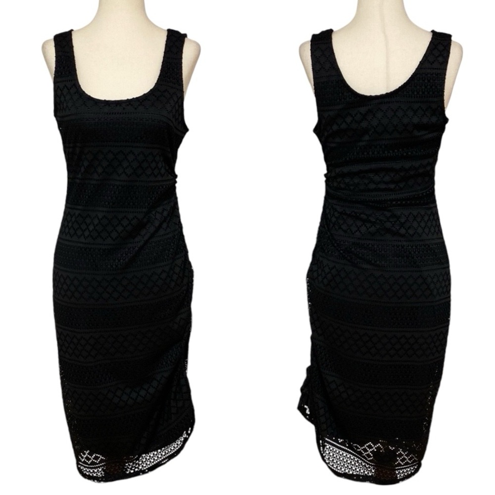 Guess Asymmetrical Hem Bodycon Dress